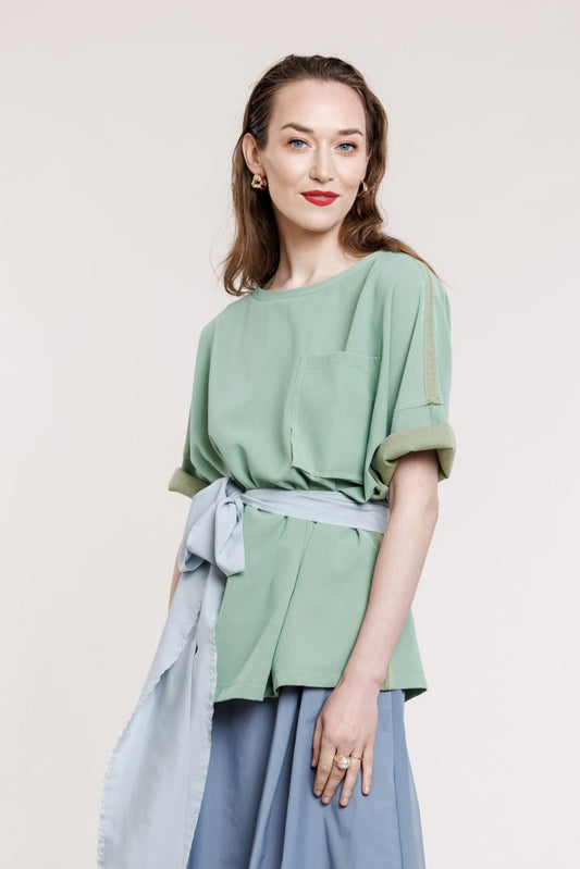 Green oversized T-shirt