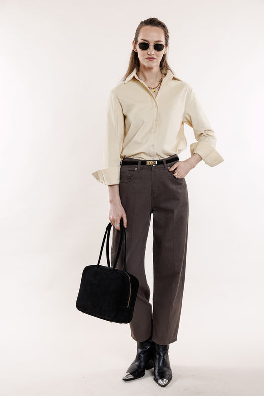 Brūnas džinsa bikses