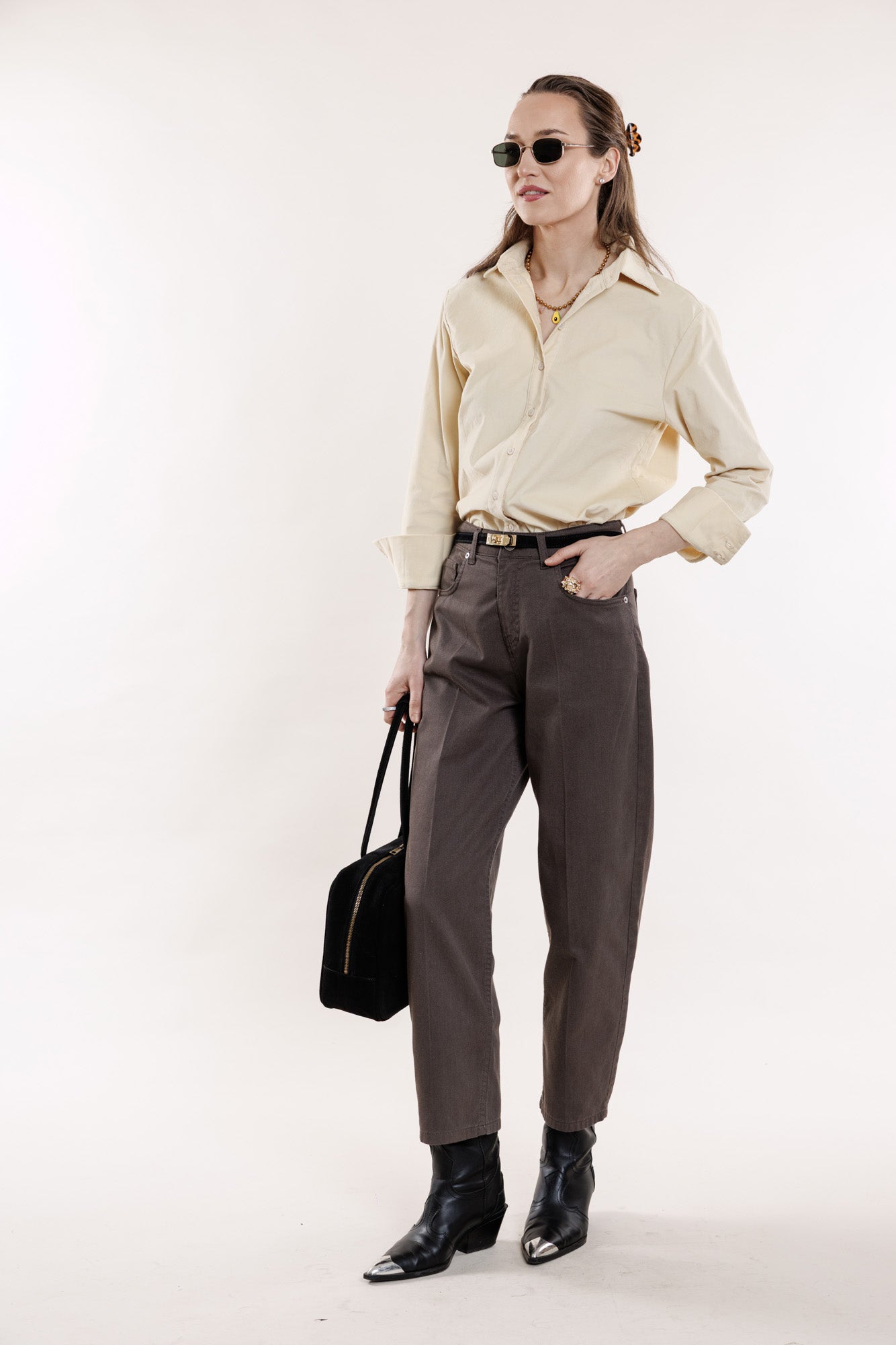 Velveta krekls maigi dzeltenā tonī