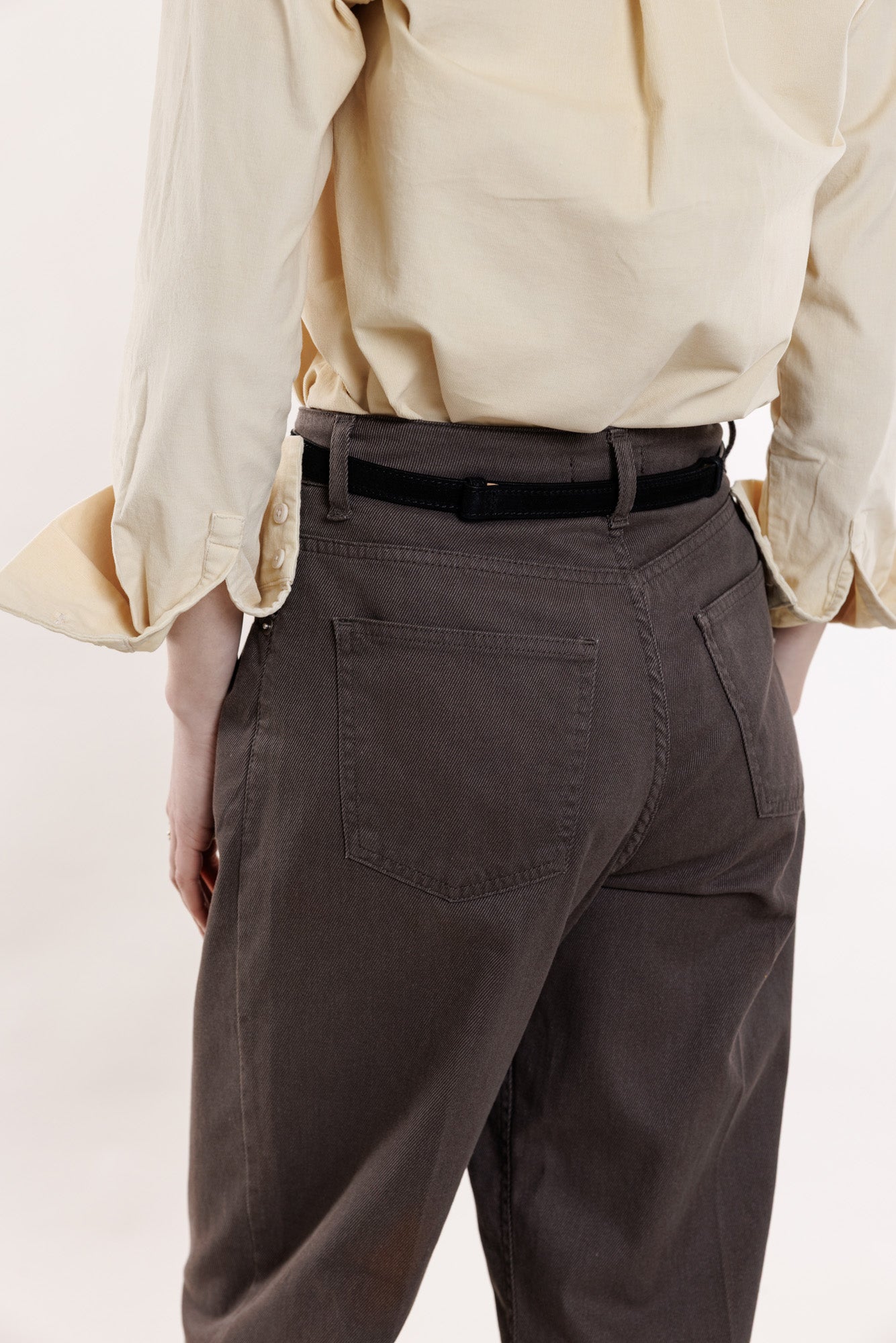 Brūnas džinsa bikses