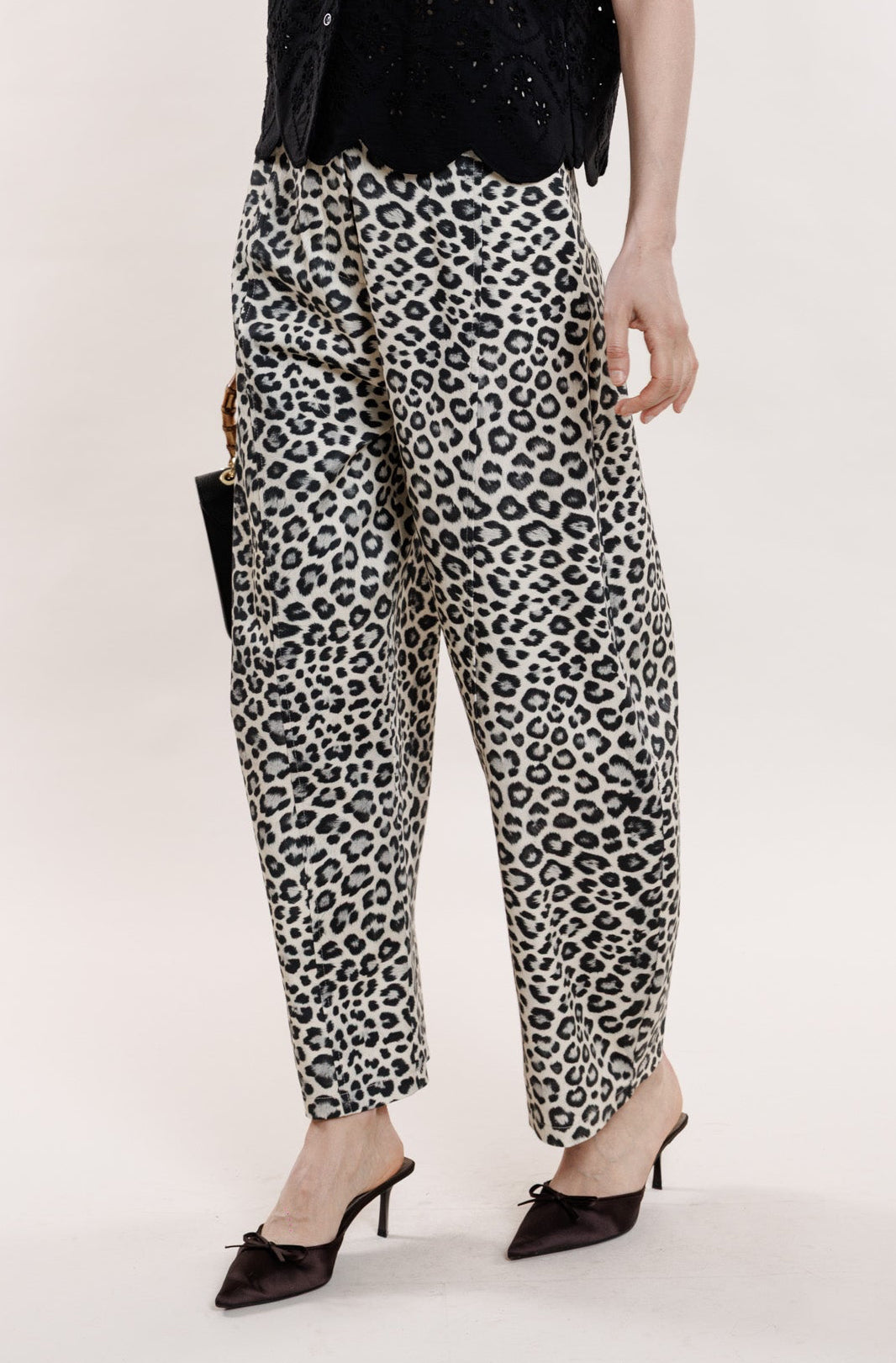 Leoparda raksta bikses